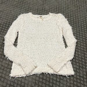 FREE PEOPLE: Fuzzy Long Sleeve Knit Sweater: Size XS